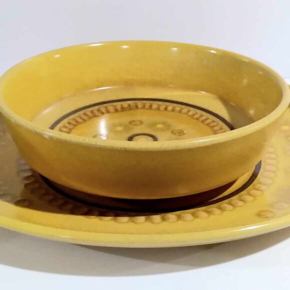 Franciscan Honeycomb Serving Dish and Platter Vintage - Picture 5 of 5